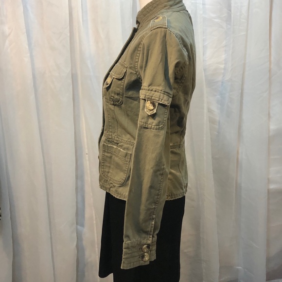 Jordache Junior’s Military Style Blazer/Jacket - Picture 5 of 8
